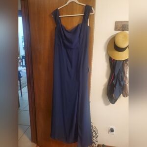 NWT Lulu's Navy Maxi Dress